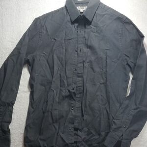 Express Men's Black Casual Button Down Shirt Small